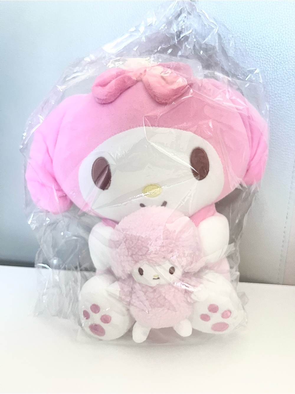 Sanrio My Melody Plush with Mini Piano Pink & White NWT